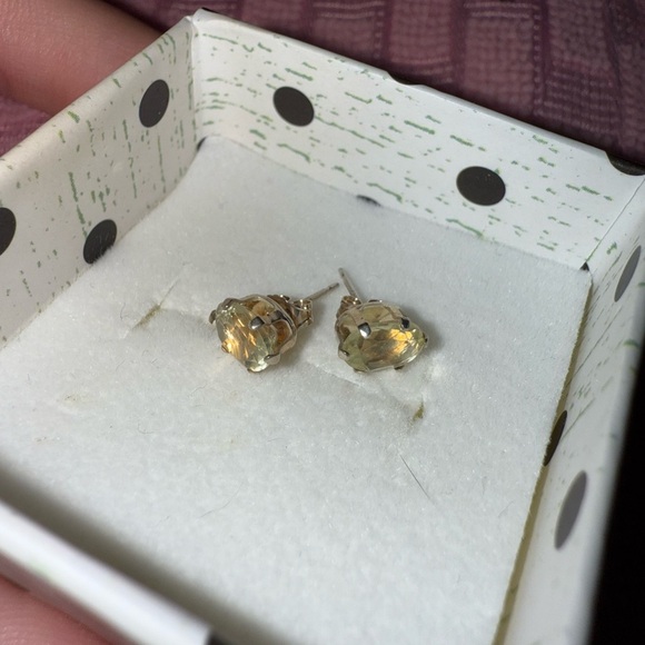 Oval Yellow Citrine Gemstone and 925 Sterling Silver Jewelry Set - Picture 4 of 9